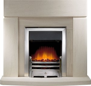The Clifton - Limestone Fireplace