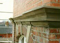 Sandstone facade after repair